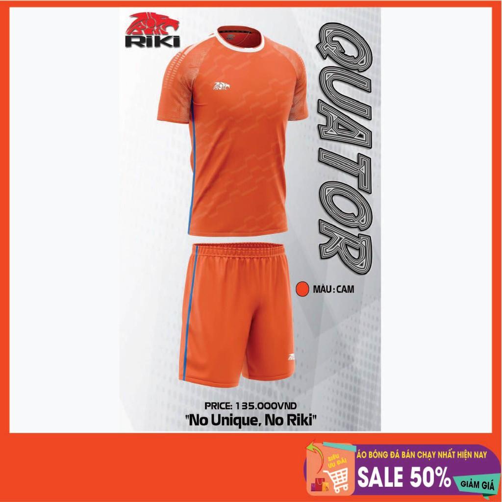 Bộ quần/áo thể thao, Bộ áo bóng đá không logo RiKi Quator sẵn kho, giá tốt chất vải mềm mát mịn, thấm hút mồ hôi