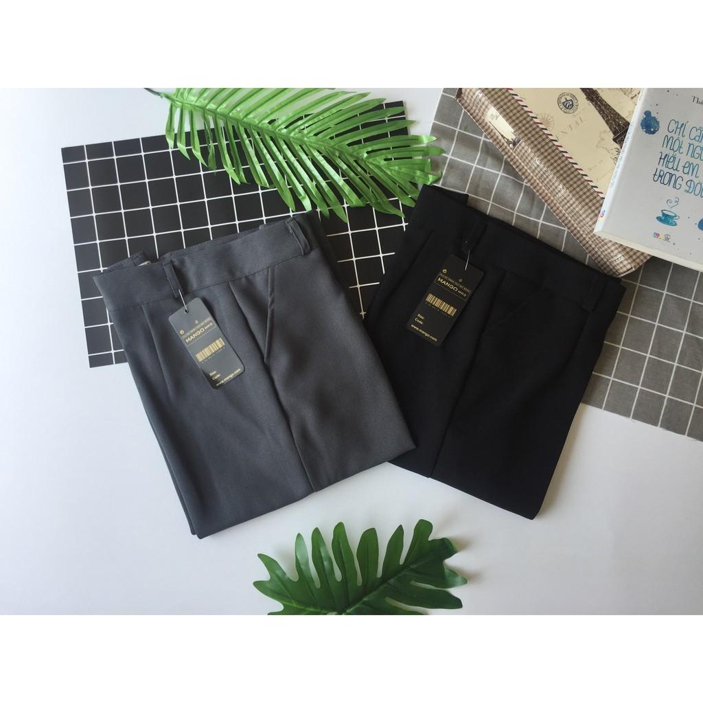 B31 - QUẦN BAGGY TÂY CÔNG SỞ LOẠI ĐẸP 2 MÀU ĐEN/ GHI XÁM