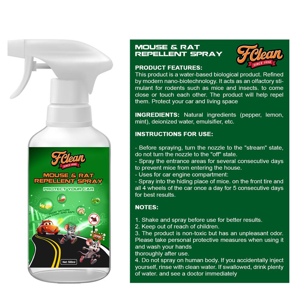 Chai đuổi chuột khoang máy Ô tô, Chống chuột, côn trùng hương liệu thiên nhiên an toàn sử dụng