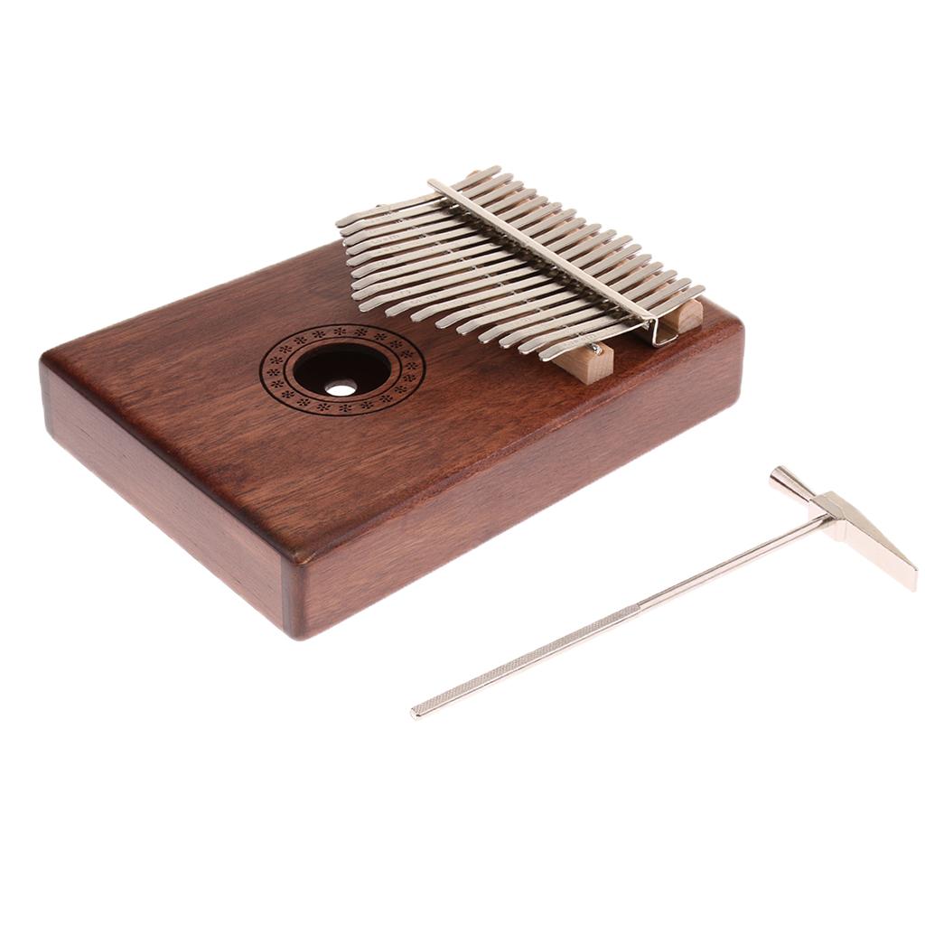 17 Note Kalimba Ngón Tay Cái Đàn Piano Ngón Tay Bộ Gõ cho Trẻ Em Người Lớn Quà Tặng Giáng Sinh