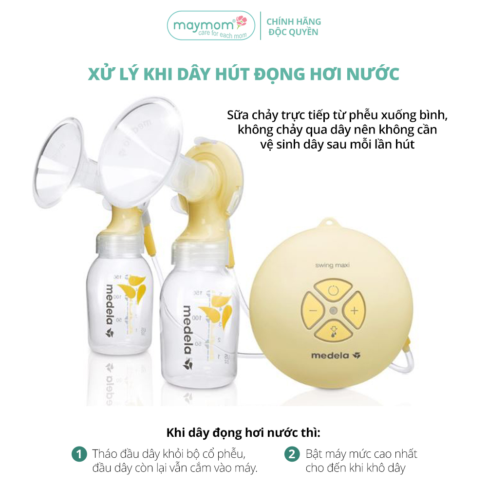 Dây Hút Sữa Medela Swing Maxi Thương Hiệu Maymom, Không Chứa BPA, An Toàn 100%, Vệ Sinh Dễ Dàng - 1 dây