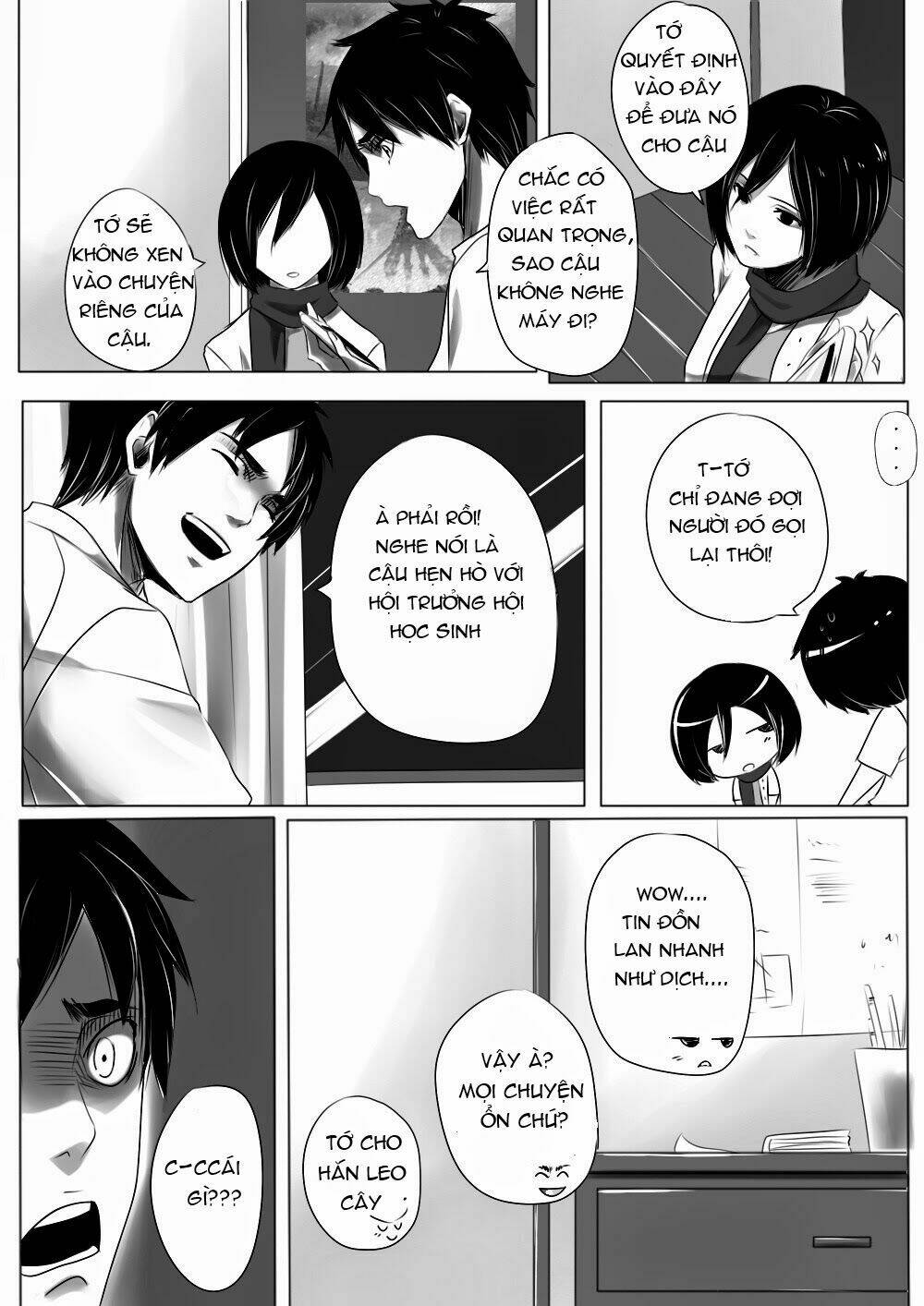 đại chiến titan - doujinshi về cuộc tình tay 4 chapter 2 4