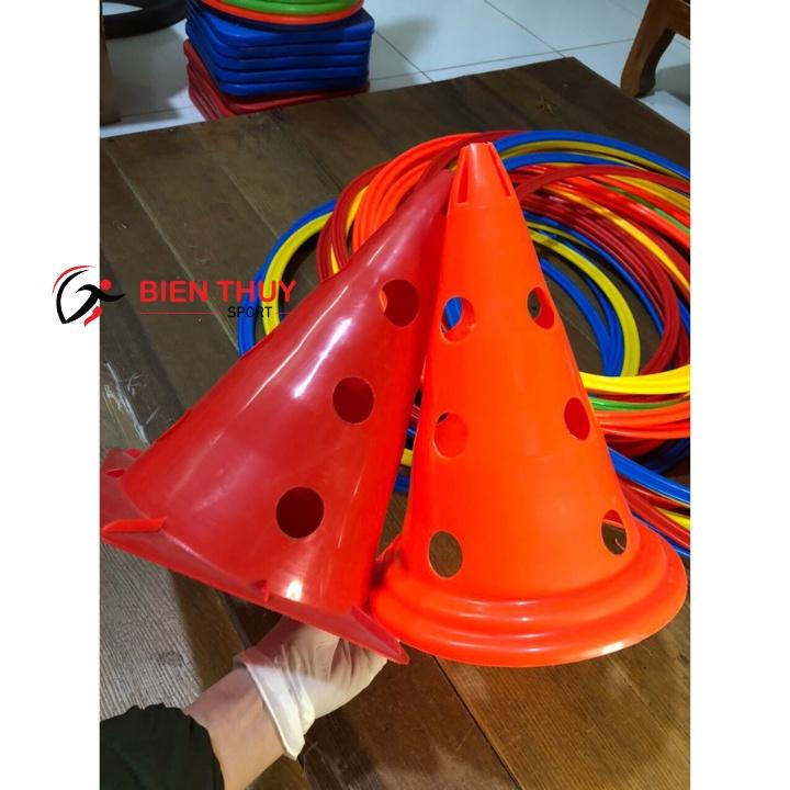Combo 5 chiếc Nấm tập chiến thuật, Marker, cone chơi thể thao Bóng Đá Rào Cản Nhựa