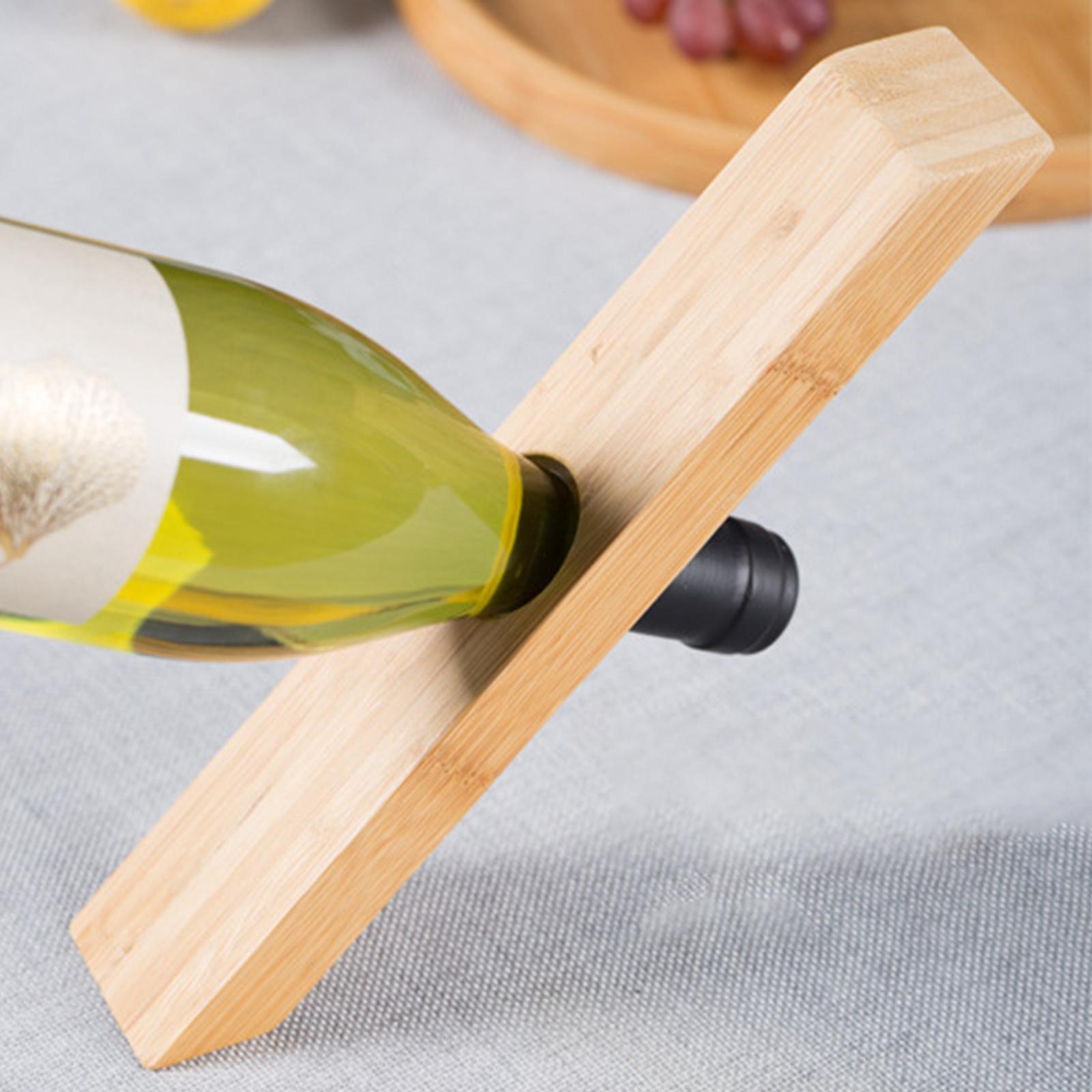 Bamboo Bottle Holder  Bottle Stand for   Family Cabinet
