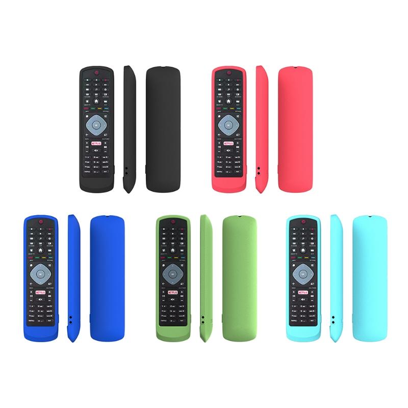 Điều Khiển từ xa cho Ốp Lưng Silicone Chống Sốc Bảo Vệ Có Thể Giặt Da cho Philip dành cho Smart TV Netflix Bộ Điều Khiển TV