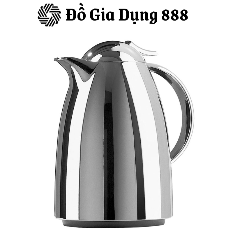Bình Giữ Nhiệt Emsa AUBERGE, Giữ Nước Nóng Và Lạnh Suốt 24h, Dung Tích 1L, Chất Liệu Thép Không Gỉ, Nhập Đức