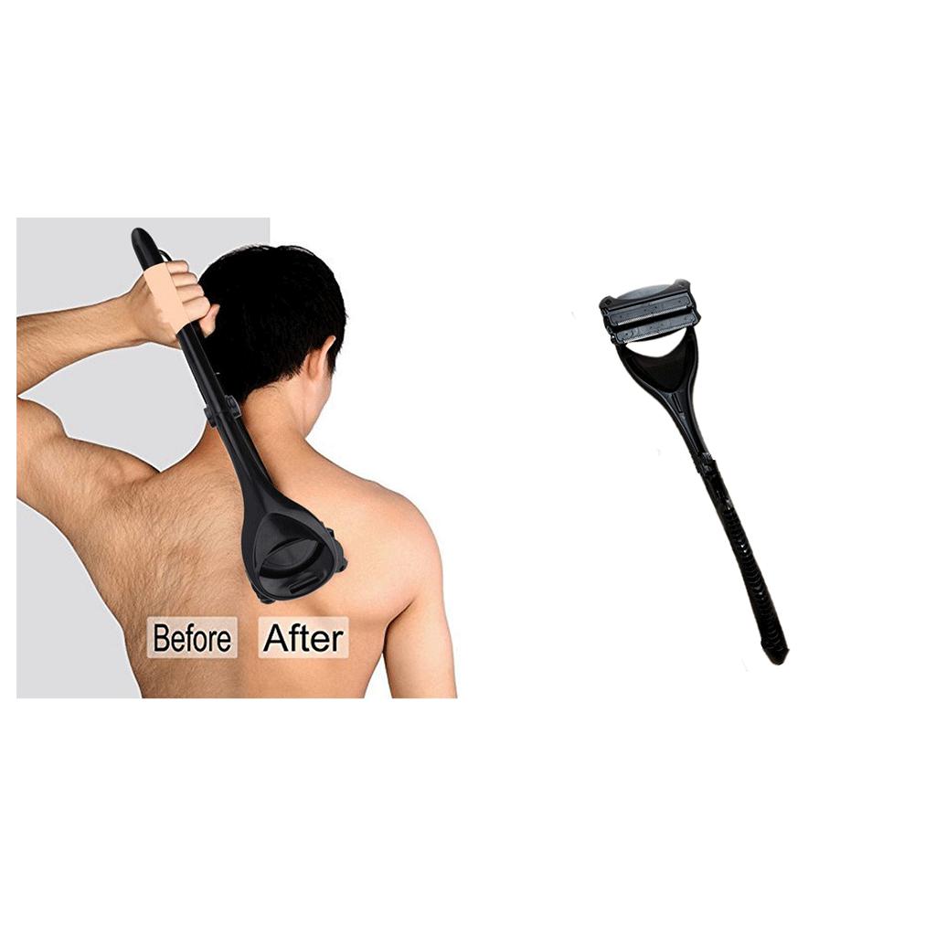 40cm Long Handle Back Hair Remover Manual Body Shaver Painless Groomer