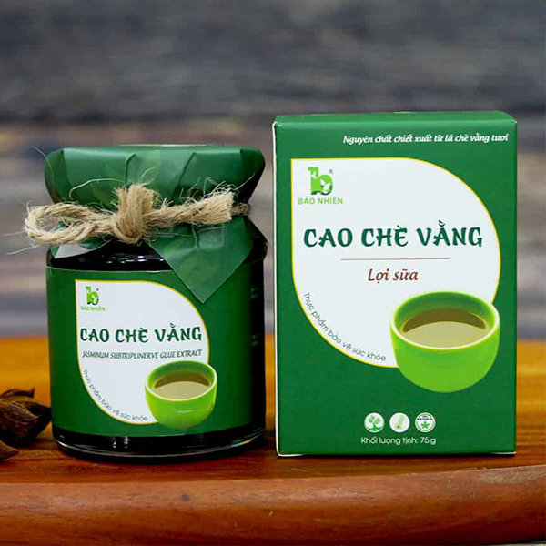 Hai lọ thực phẩm dinh dưỡng Cao chè vằng lợi sữa dành cho mẹ 