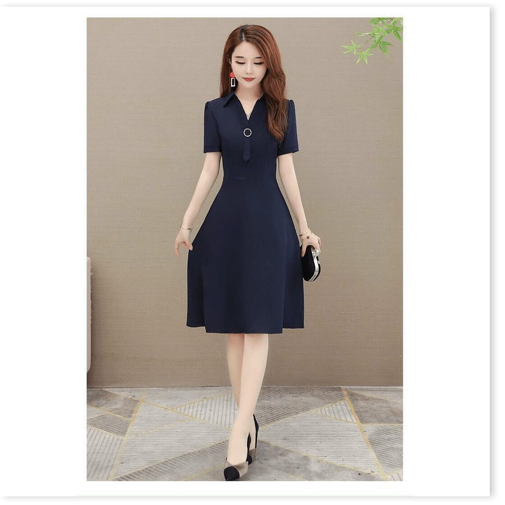 ĐẦM COTTON LẠNH,THẮT NƠ,HỌA TIẾT TRƠN,ĐẶC BIỆT LÀ CHẤT LIỆU VÃI THOÁNG MÁT LANA FASHION