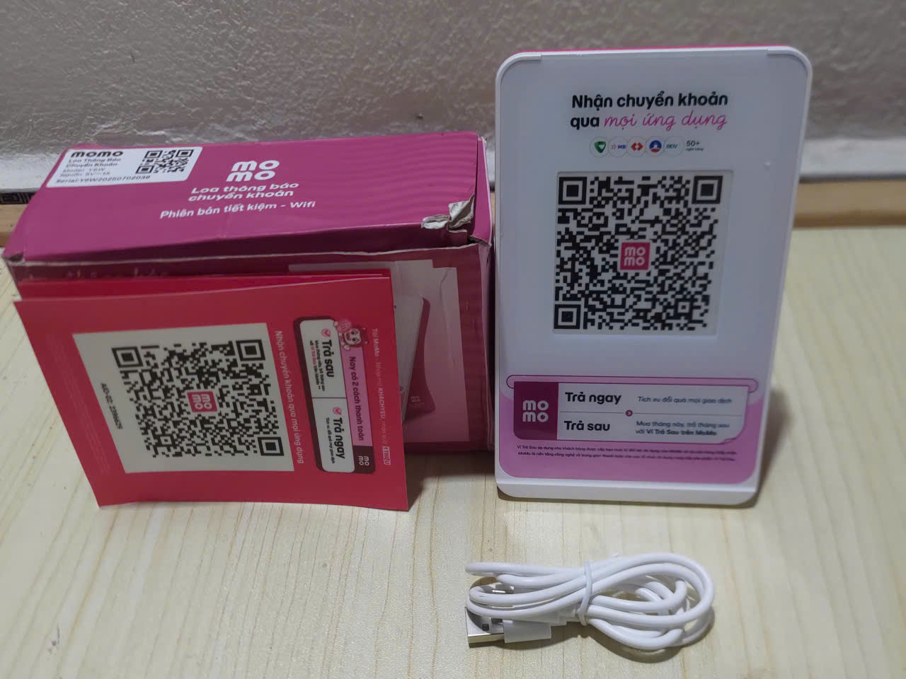 Loa Thông Báo Chuyển Khoản MoMo Tiền Về Trực Tiếp Ngân Hàng không mất phí Bản Tiết Kiệm