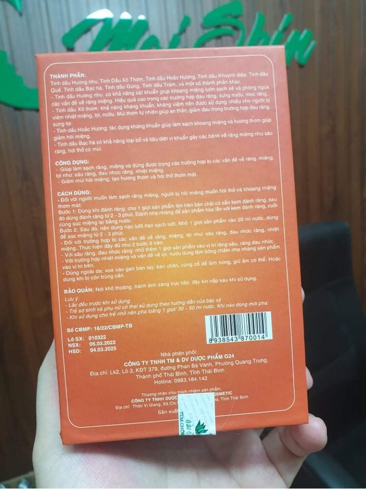 Răng miệng nhà việt đa năng 25ml - Hỗ trợ sâu răng, nhiệt miệng, hôi miệng, viêm lợi