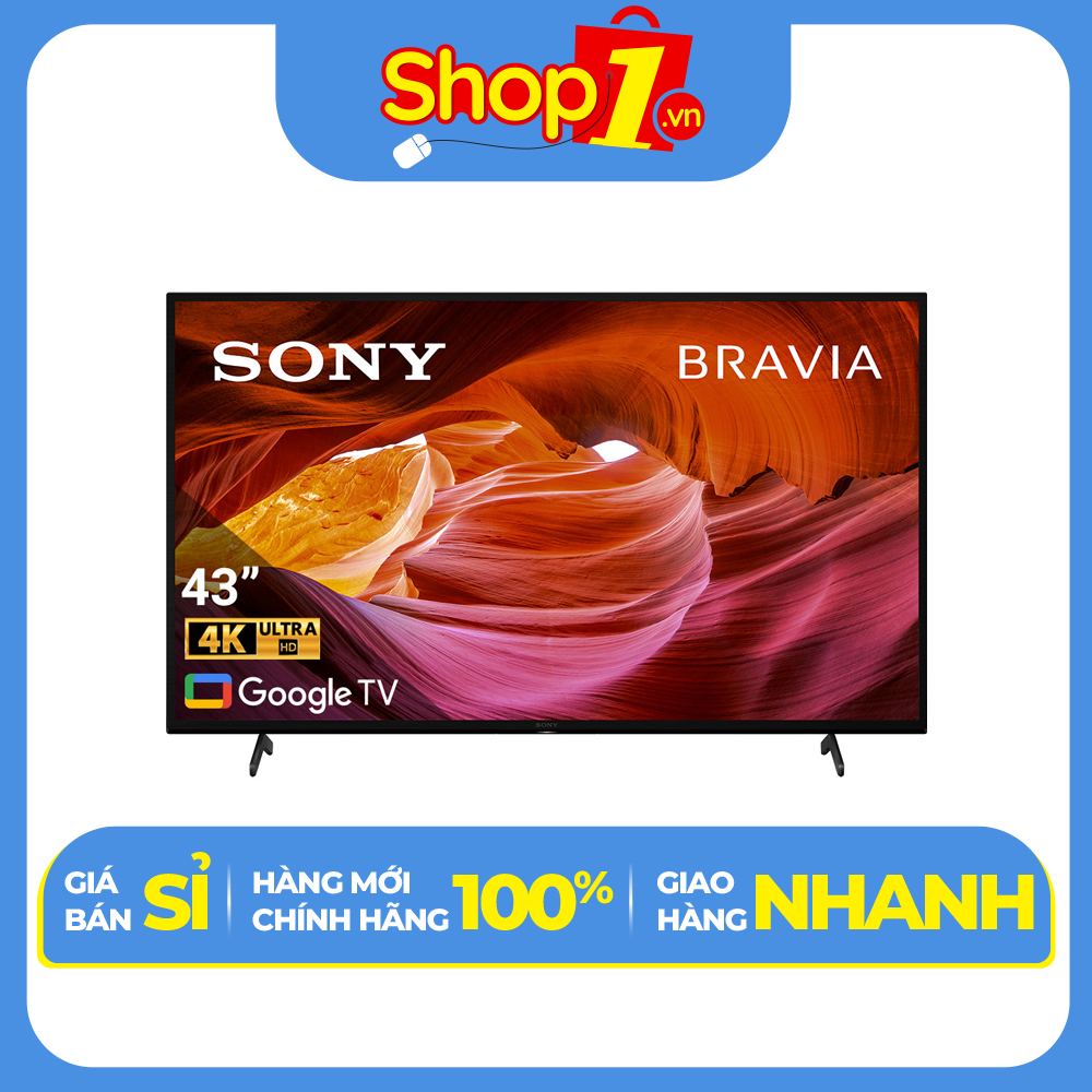 Google Tivi Sony 4K 43 inch 43X75K - Hàng Chính Hãng - Chỉ Giao Hà Nội