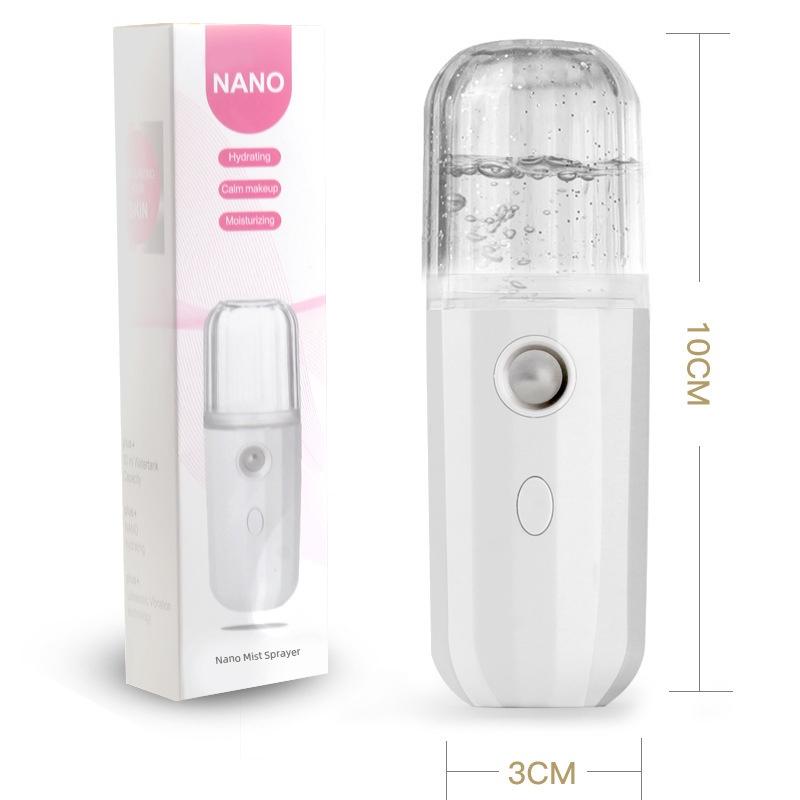 Máy Phun Sương Xông Hơi Mặt NaNo Mini Cầm Tay Hỗ Trợ Dưỡng Da Cấp Nước Tối Đa