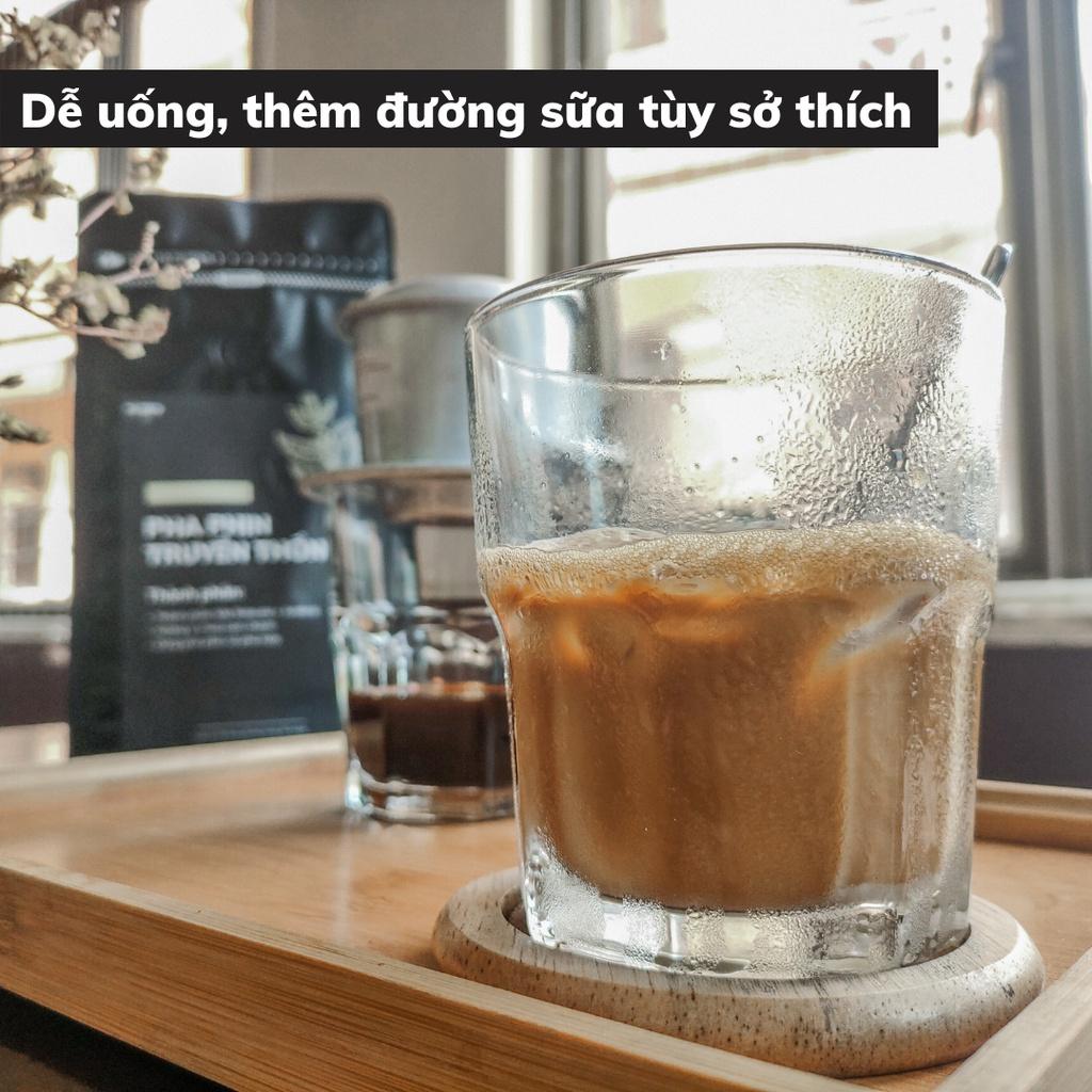 Cà phê nguyên chất BLEND Robusta và Arabica 125G pha phin cafe rang xay không độn phụ gia - Big Dream Coffee