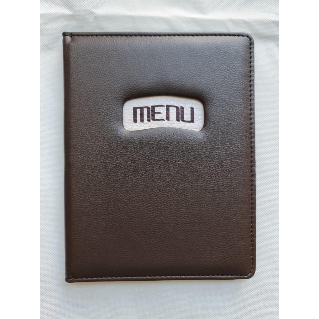 BÌA MENU DA 10-50 LÁ A5 TH (17x23cm) quyển menu