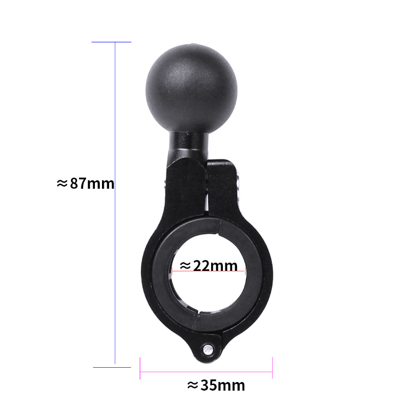 1 inch Bóng Đầu Adapter dành cho Gắn Tay Lái Xe Máy Căn Cứ Kẹp Gương Chiếu Hậu Chân Đế Xe Đạp Hành Động Camera Phần