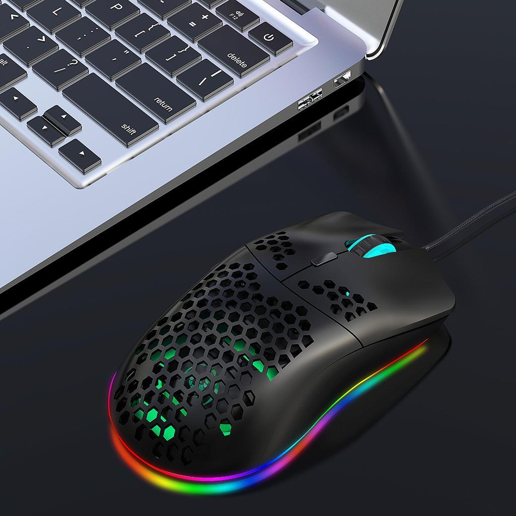 Honeycomb 6400 DPI RGB Wired USB  Gaming Mouse For PC  Gamer