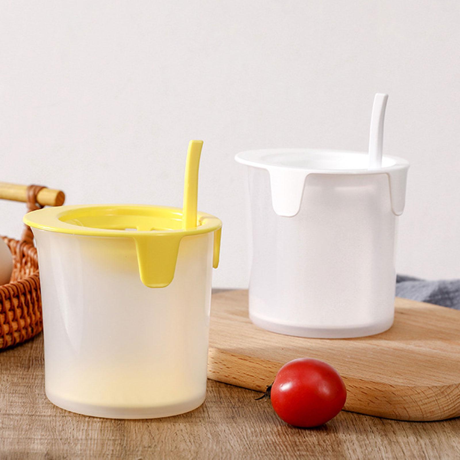 Portable Egg Yolk Separator Removable Manual Hand Durable Practical Cream Bubbler Egg Yolk Egg White Separator for Bakery Tool Accessories