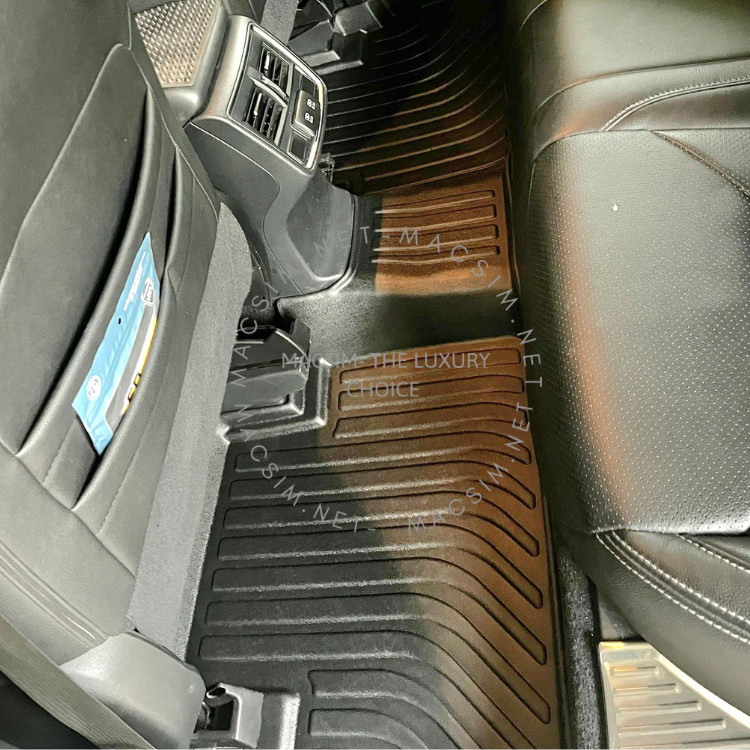 Thảm lót sàn xe ô tô Subaru Forester 2019+ Nhãn hiệu Macsim chất liệu nhựa TPE cao cấp màu đen