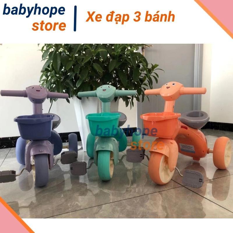 Xe ba bánh chòi chân cho bé có nhạc đèn hàng cao cấp đáng yêu