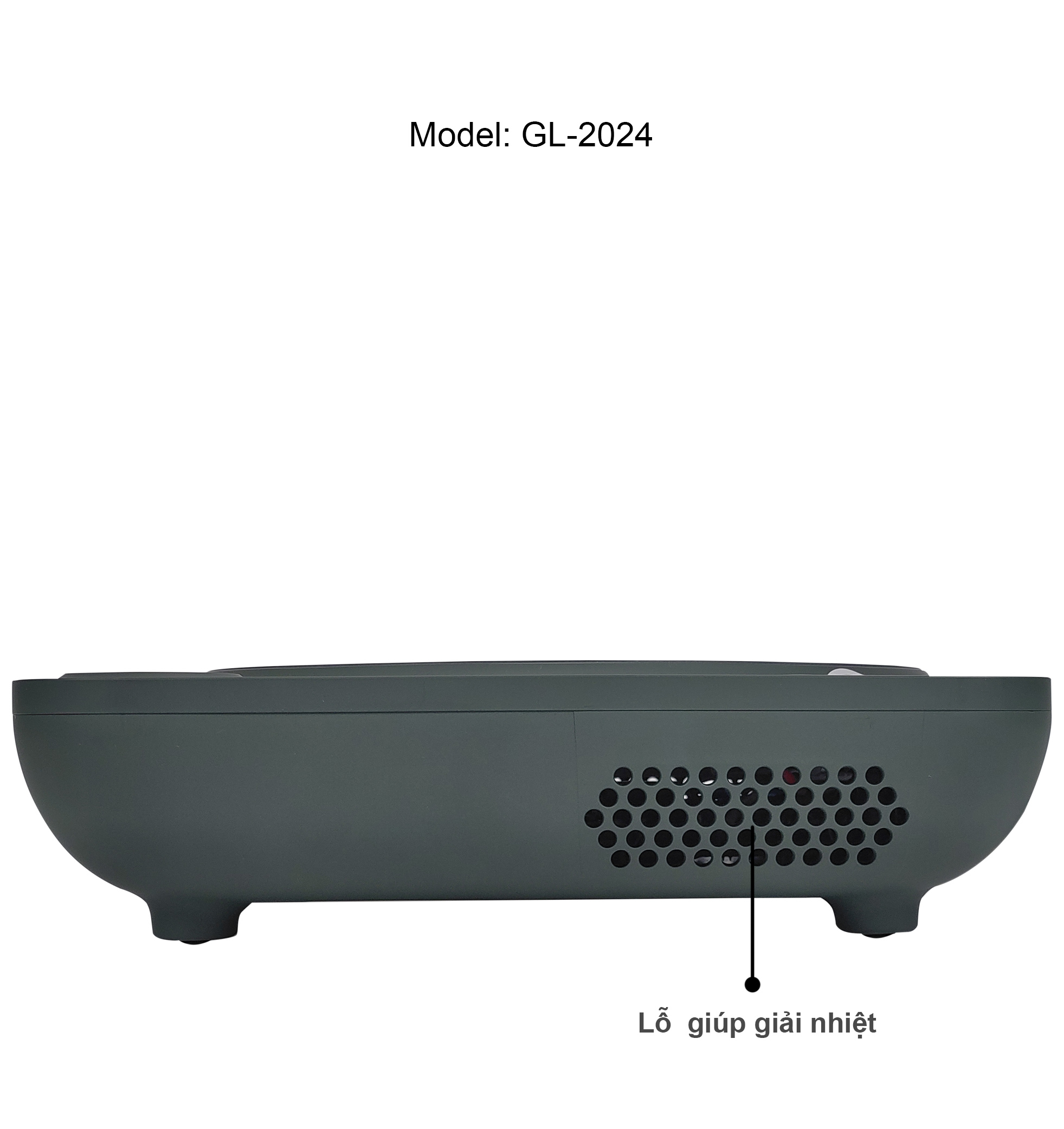 Bếp Điện Quang Gali GL-2024. Không kén nồi, dùng cho các loại nồi đáy bằng. Hàng chính hãng bảo hành 12 tháng