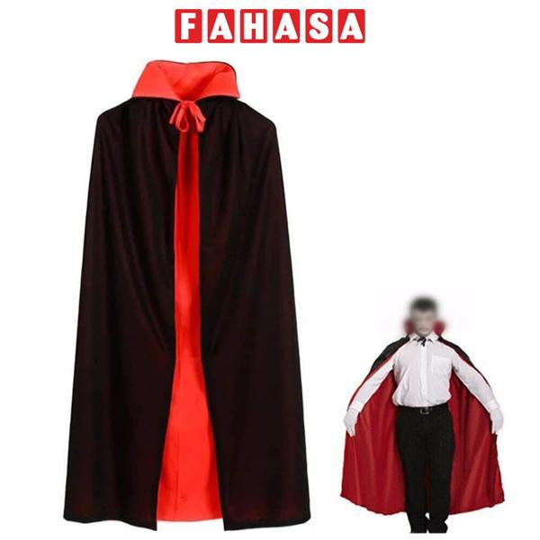 Áo Choàng Halloween Tử Thần Đen Đỏ 120 cm