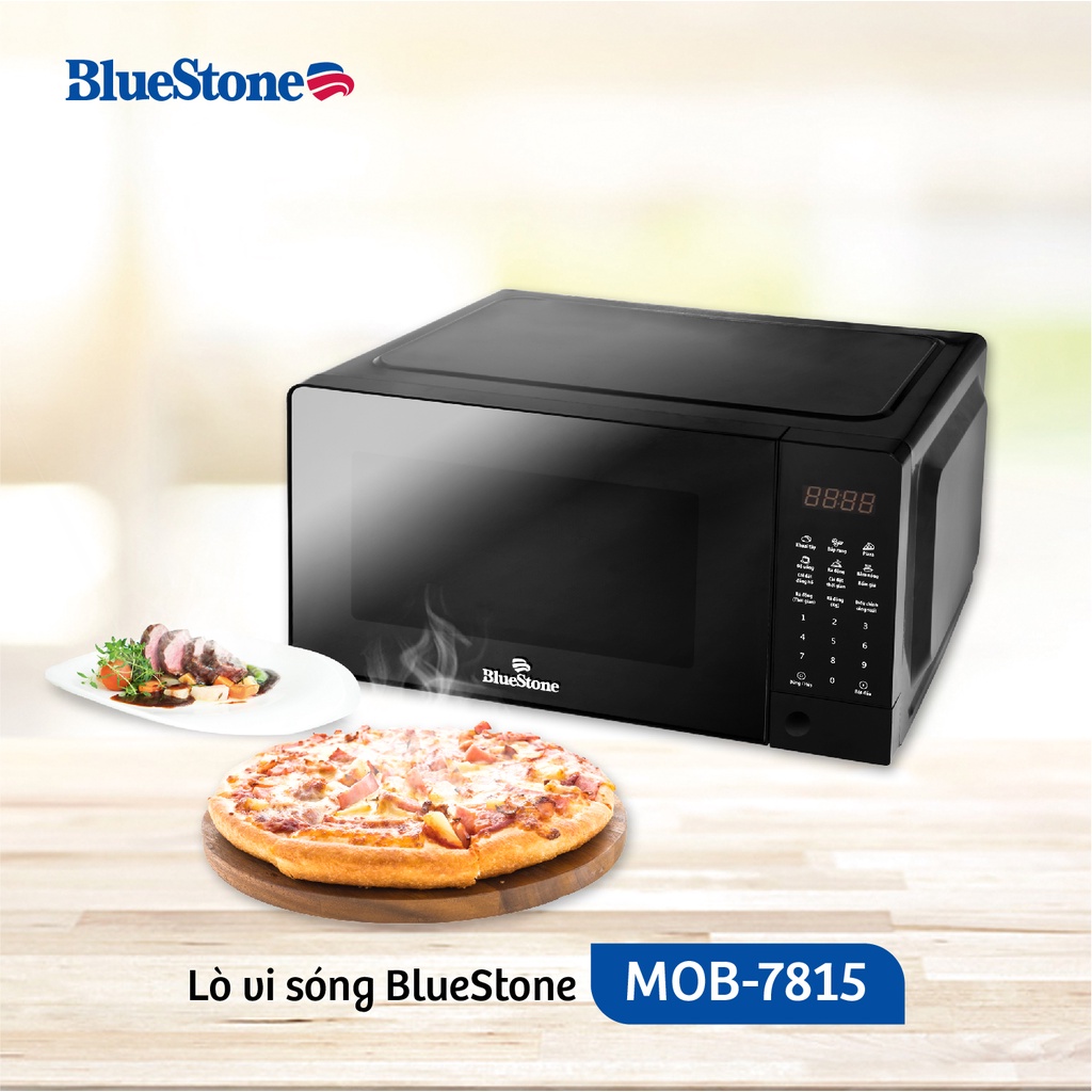 Lò vi sóng điện tử Bluestone MOB-7819/MOB-7815, Dung Tích 20Lit - 1050W, Hàng Chính Hãng