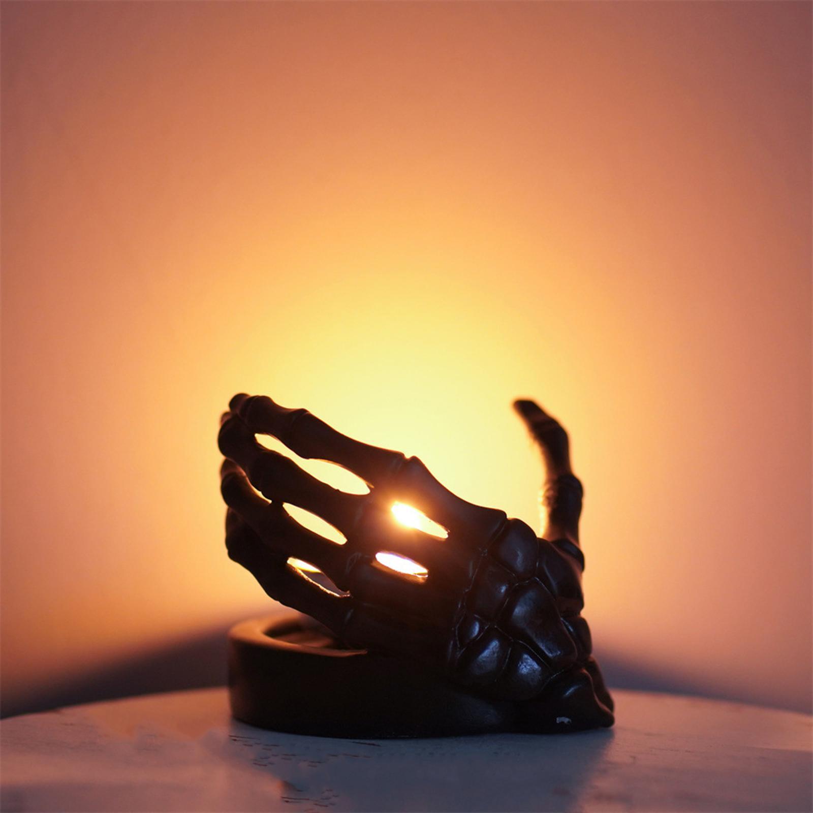 Skeleton Hand Candlestick Holder Candle Holder Stand for Dinner Wedding Home