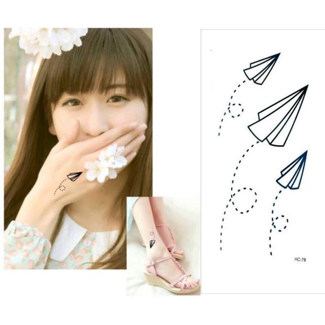 Set Nhiều Mẫu anime, xăm 3D Hình Xăm Dán, Hình Xăm henna mini Tattoo Cao Cấp