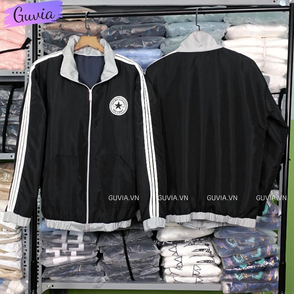Áo Khoác Dù GATCREY 2 Lớp Form Rộng Nam Nữ Unisex, Áo Gió Bomber Bóng Chày Chống Nắng Ulzzang