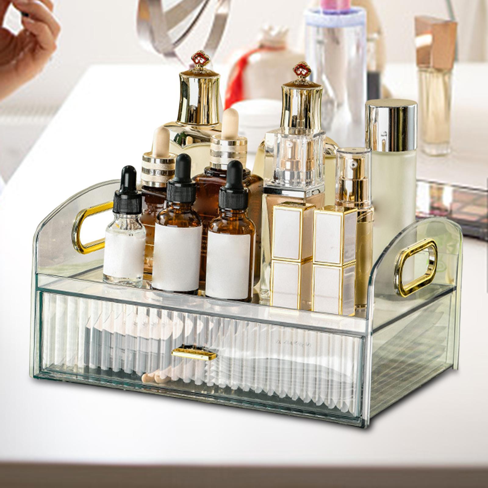 Makeup Storage Box Countertop Organizer Display for Lipstick Perfume Bedroom