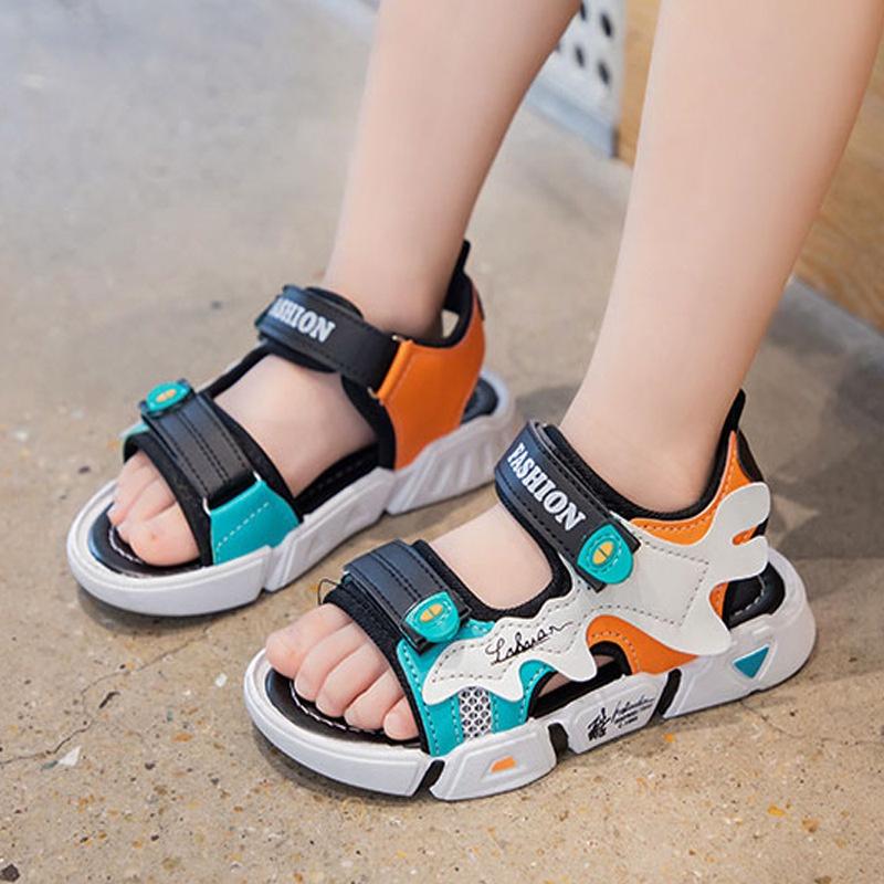 Sandal Bé Trai Sandal Bé Gái Từ 2-13 Tuổi Siêu Nhẹ Đế Êm Chống Trơn Trượt Dáng Thể Thao Phong Cách Hàn Quốc D63