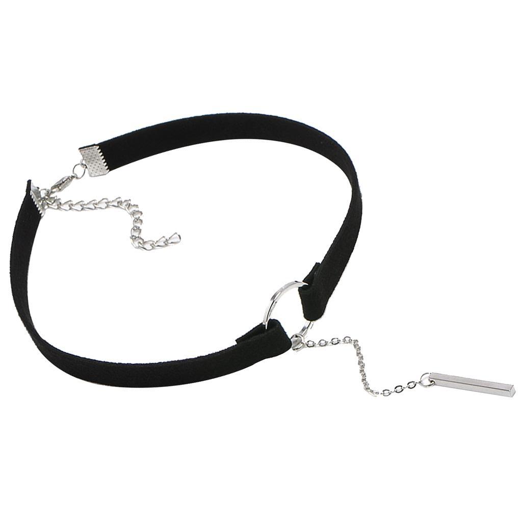 Choker Collar Chain Pendant Necklace Party Prom Fancy Elegant Decor