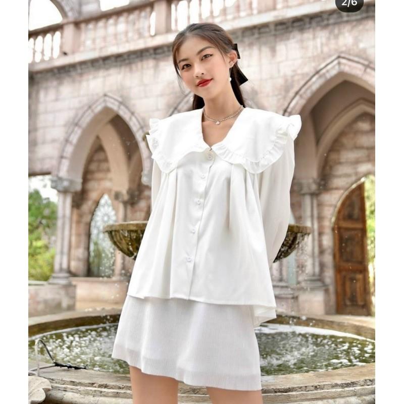 Sơ Mi Cổ Bèo Xinh Xắn