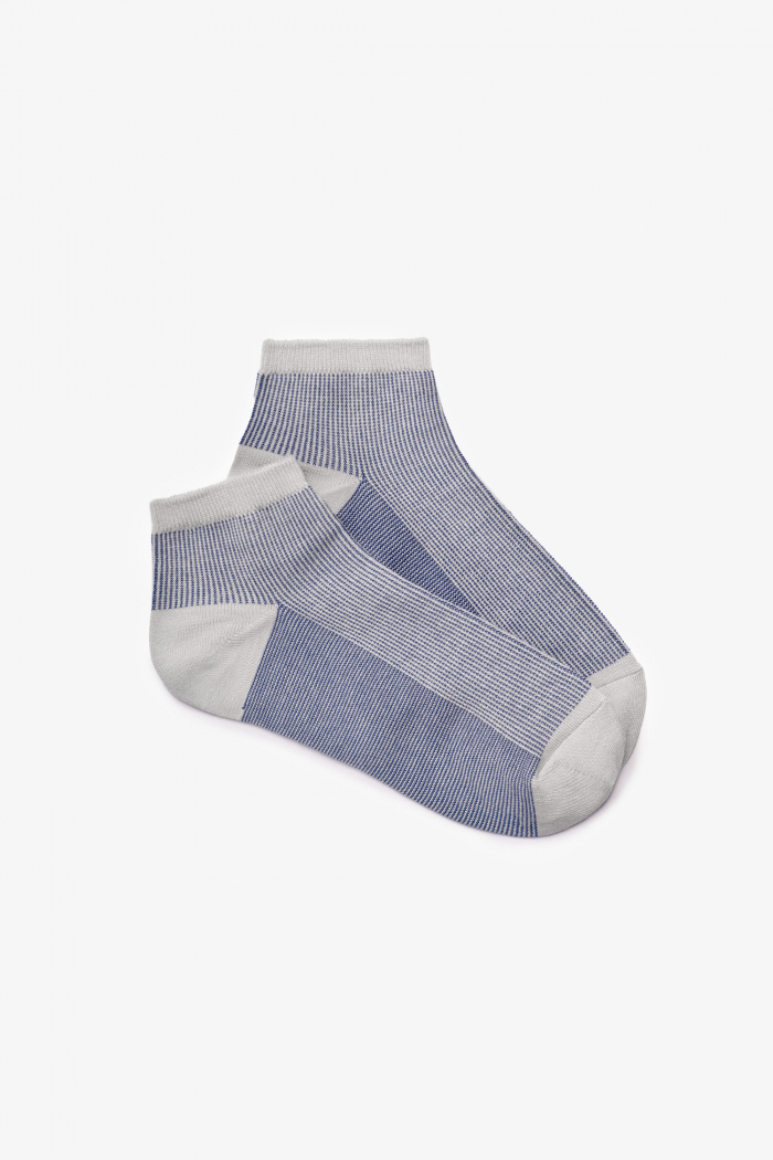 Tất Vớ Ngắn ROUTINE Phối Sọc Freesize Unisex - 10F22SOC003 | LASTORE MENSWEAR