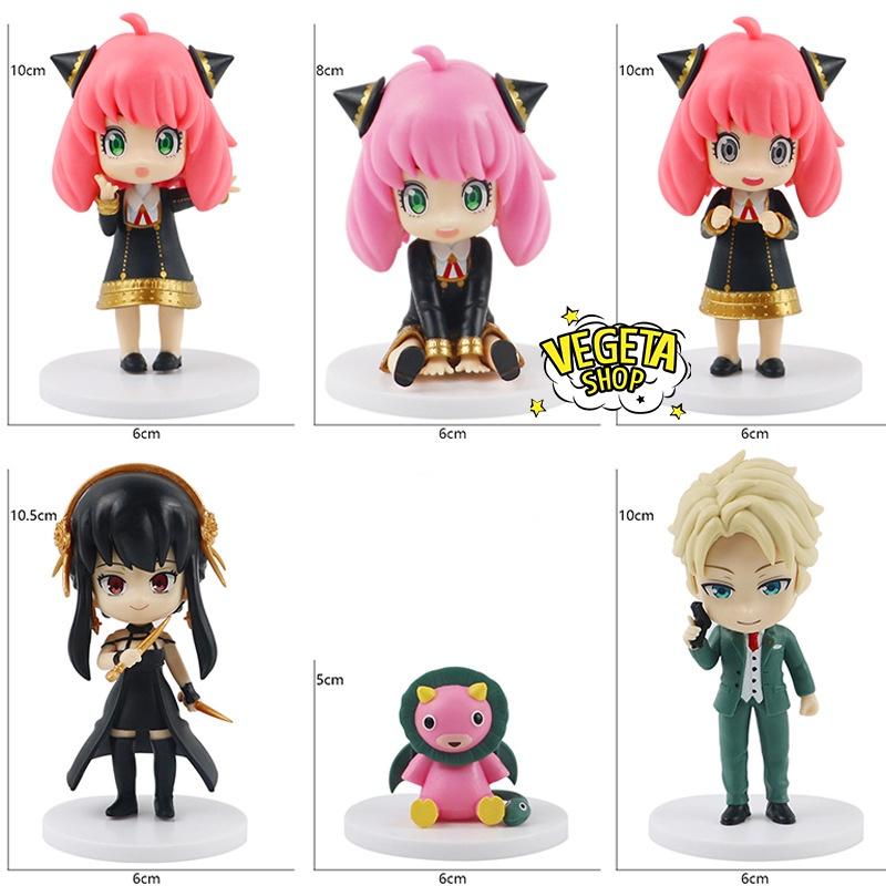 Mô hình Spy X Family Gia đình điệp viên Chibi Loid Forger Yor Forger Anya Forger Kimera - Mô hình Anya - Cao 6~12cm