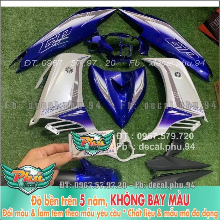 Tem rời Exciter 135 Xanh Trắng Gp kiểu