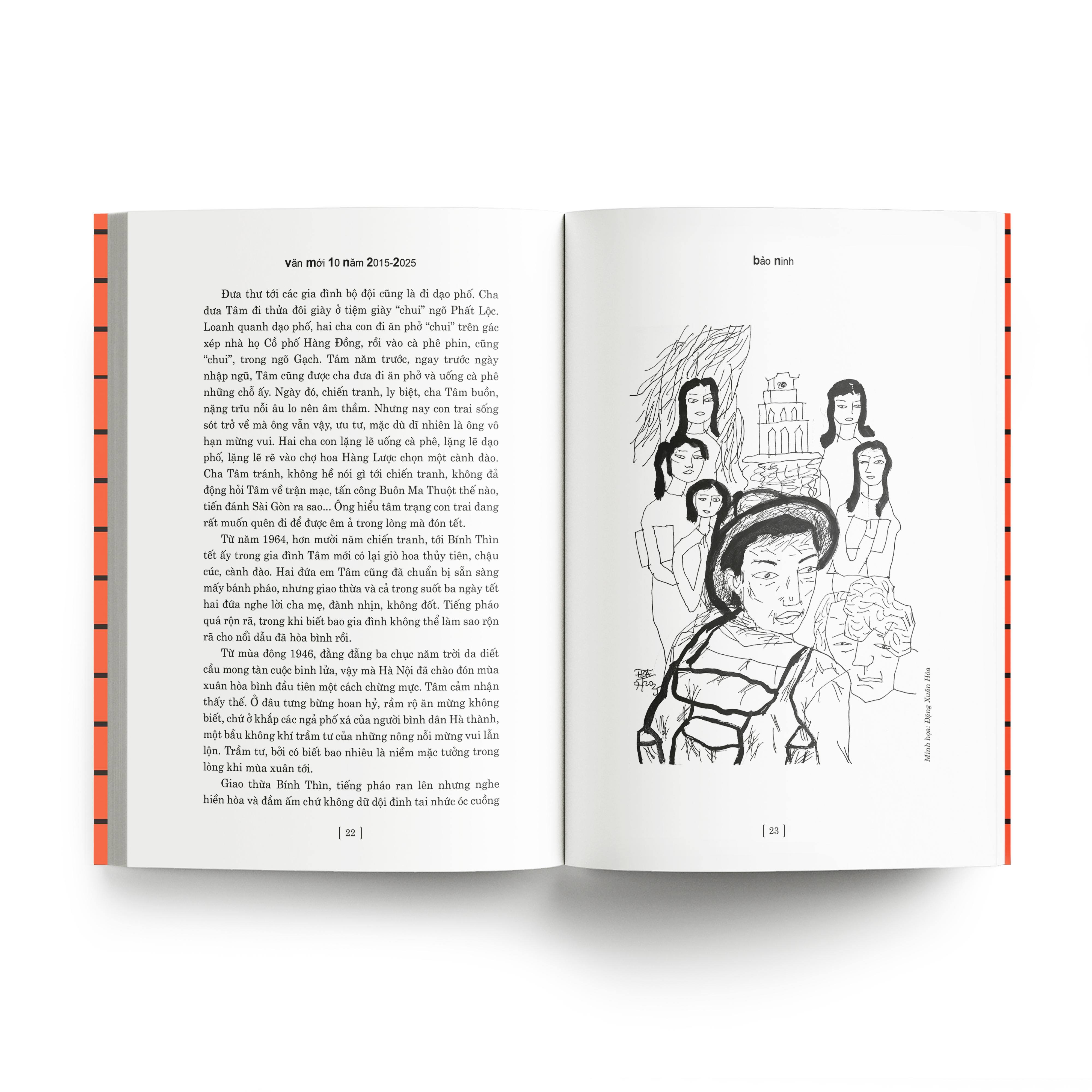 Sách - Văn Mới 10 Năm 2015-2025 - Hợp Tuyển Văn Xuôi Của Các Tác Giả Mới Và Tác Giả Đang Được Mến Mộ