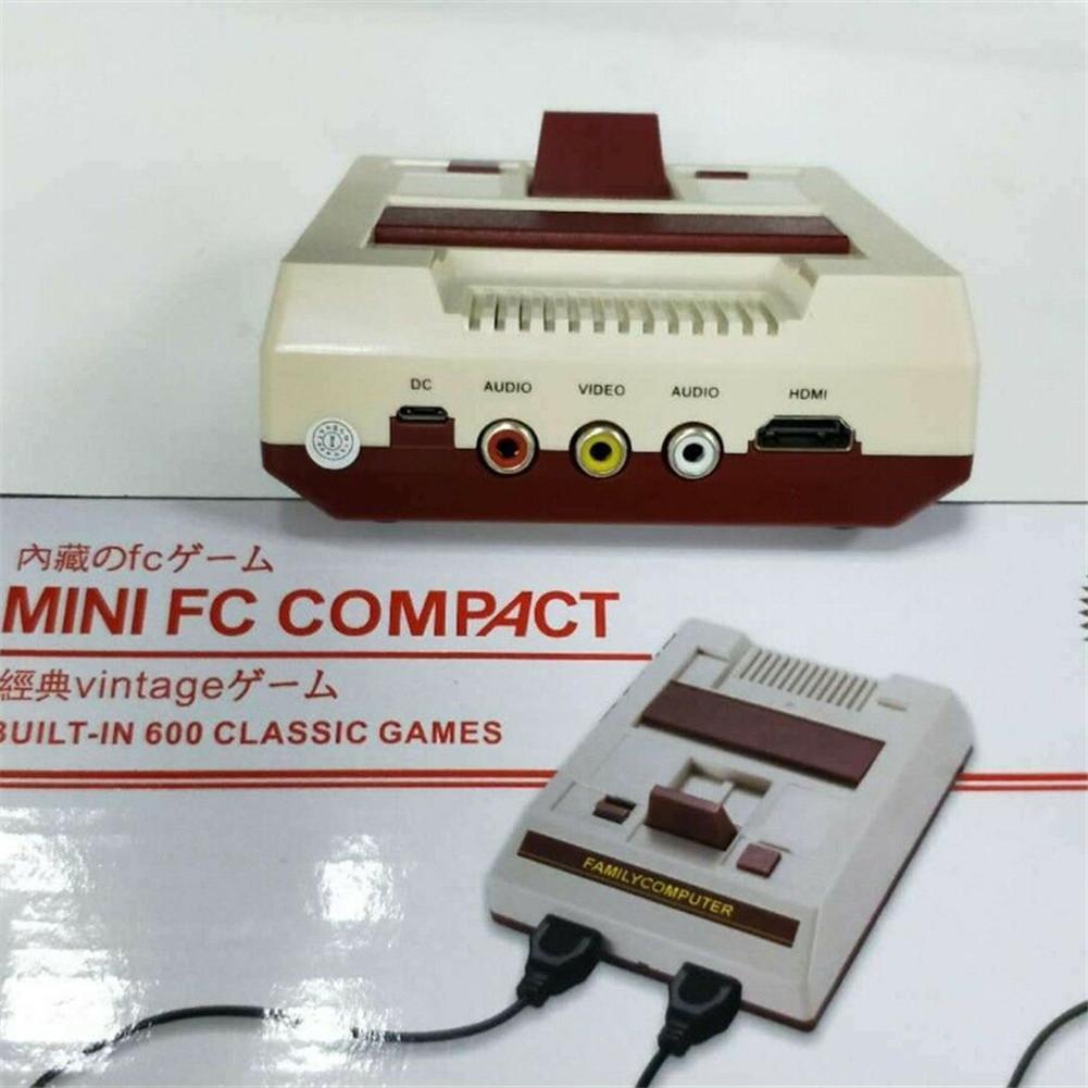 Mini FC Compact Built In 600 Classic Games 8Bit HDMI TV Game Console