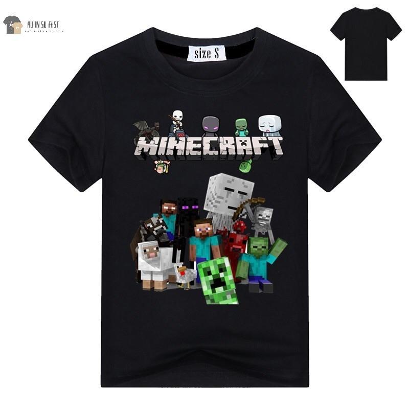 BST thời trang Áo thun Mini World - áo Hero team- Minecraft - Roblox đẹp giá rẻ cho trẻ em