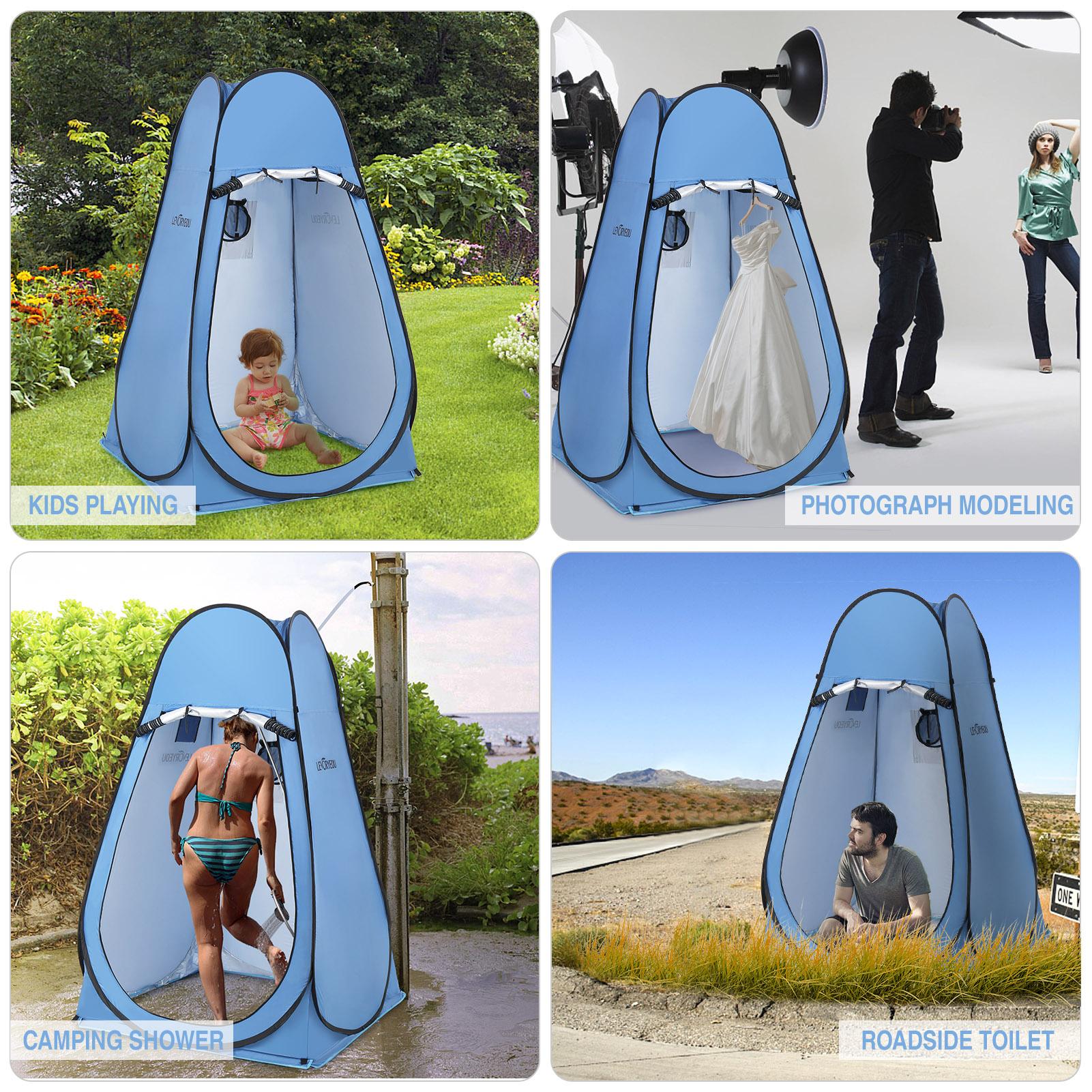 LEVORYEOU Pop Up Privacy Shelter Tent Outdoor Camping Beach Instant Shower Toilet Changing Tent Sun Rain Shelter