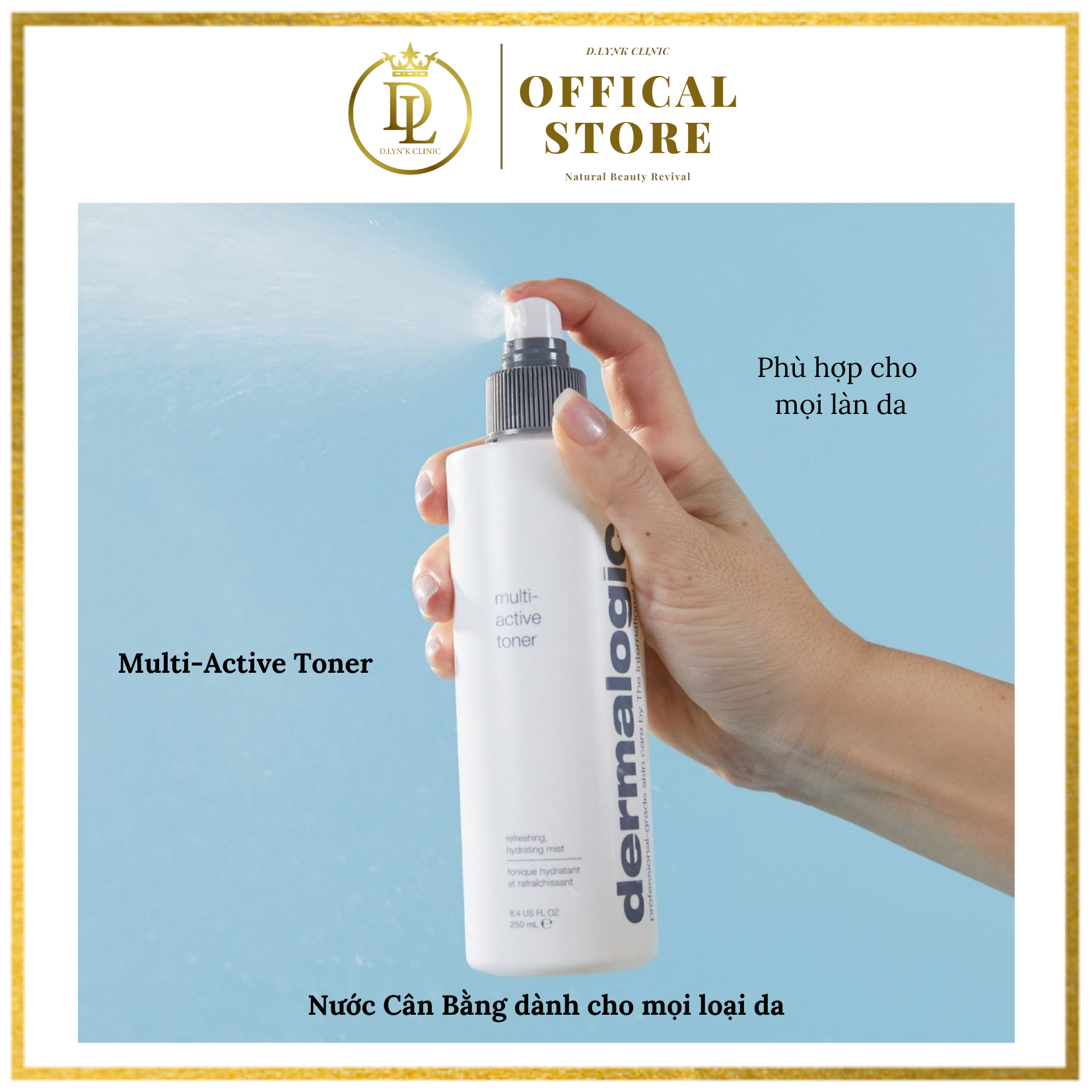 Toner nước cân bằng dành cho mọi loại da Dermalogica Multi Active Toner 250ml