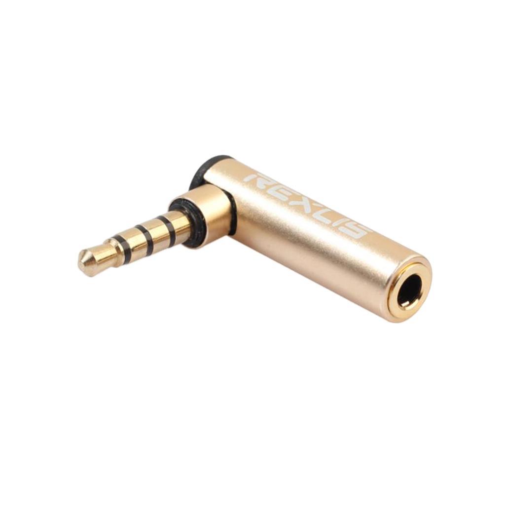 Low Noise High Fidelity -OMTP Audio Converter Headphone Converter Gold