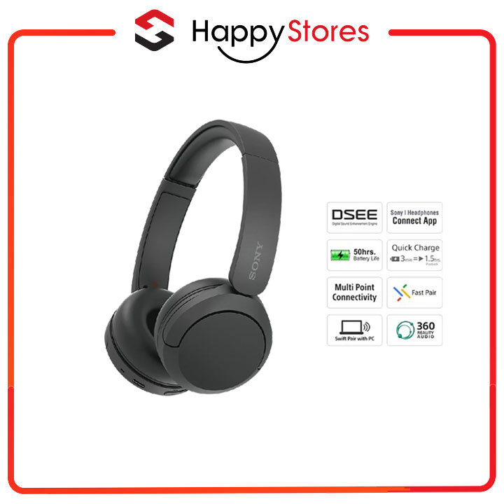 Tai nghe chụp tai On-ear Bluetooth SONY WH-CH520 - Hàng chính hãng