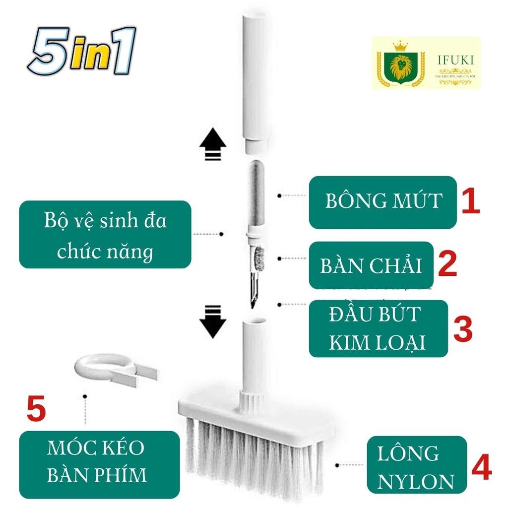 Bộ vệ sinh bàn phím máy tính , vệ sinh tai nghe - dụng cụ làm sạch điện thoại