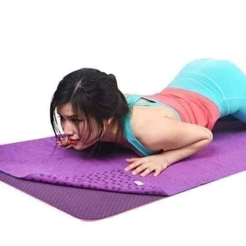 Khăn trải thảm hạt cao su Yoga