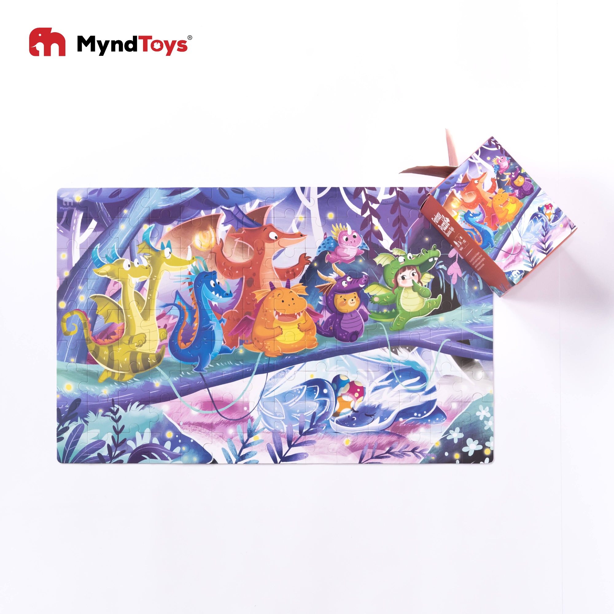 Đồ Chơi Giáo Dục, Bộ Xếp Hình Myndtoys Fantasy Puzzle - Sneakout Nights - Dành Cho Bé Trên 4 Tuổi