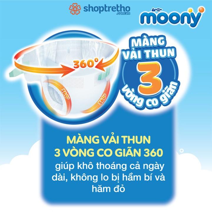 Tã dán Moony Newborn NB90 Nhật Bản - 1 bịch 90 miếng