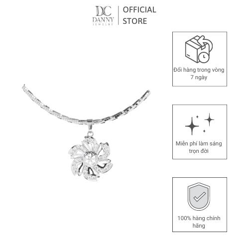 Mặt Dây Chuyền Nữ Danny Jewelry Bạc 925 Xi Bạch Kim DI4GZ011