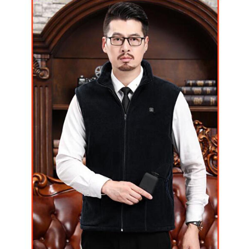 USB Heated Vest Winter Warm Washable Heating Vest Jacket For Hiking Travel